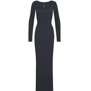 SKIMS Graphite Soft Lounge Long Sleeve Dress. Worn once!